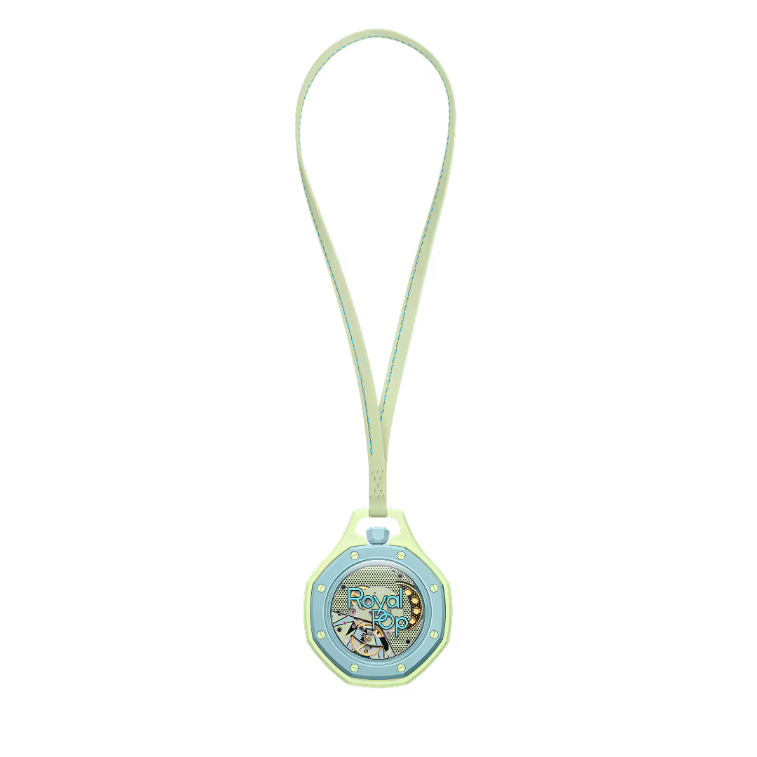 Royal Pop BLAUE ACHT watch angled studio image