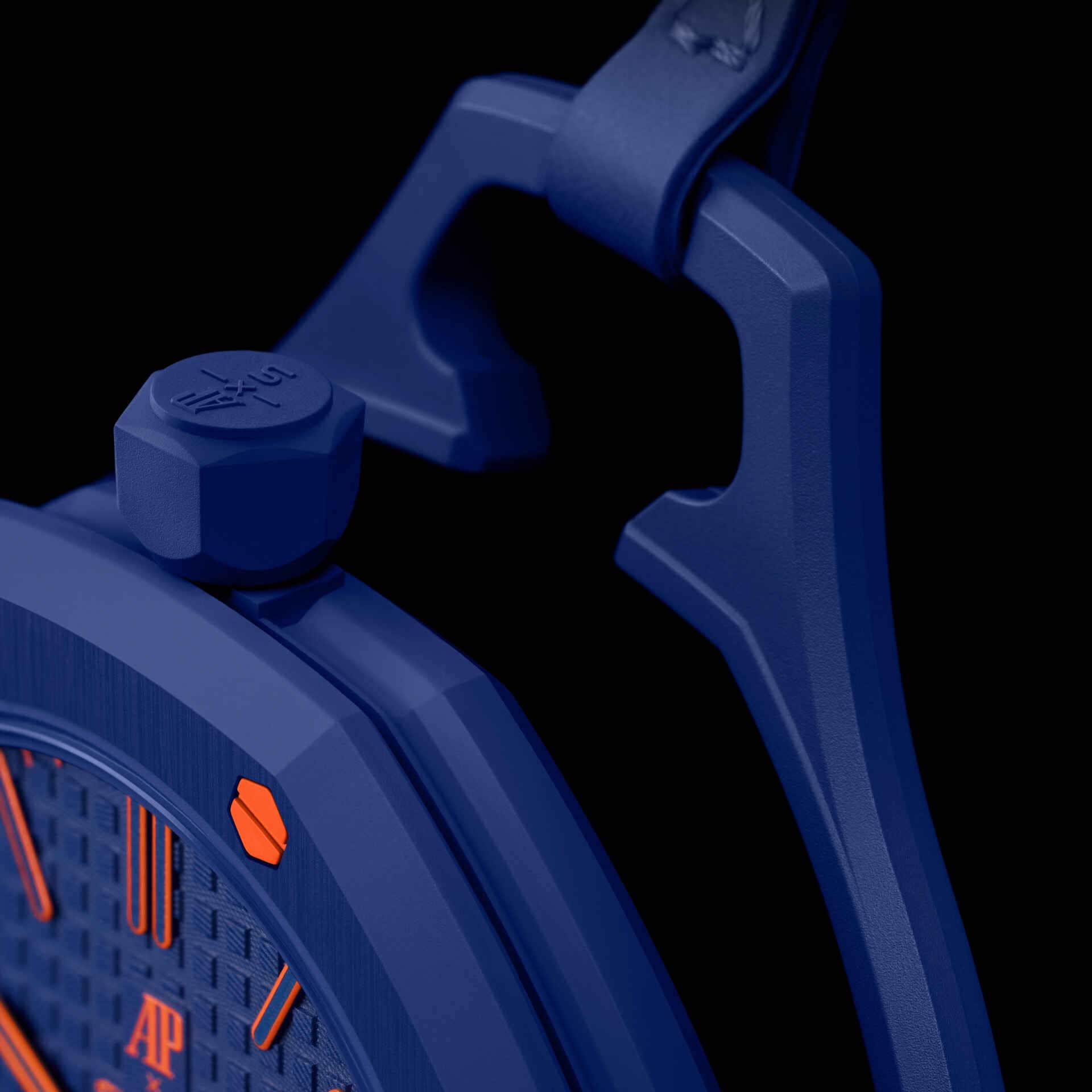 Royal Pop ORENJI HACHI watch close-up product image